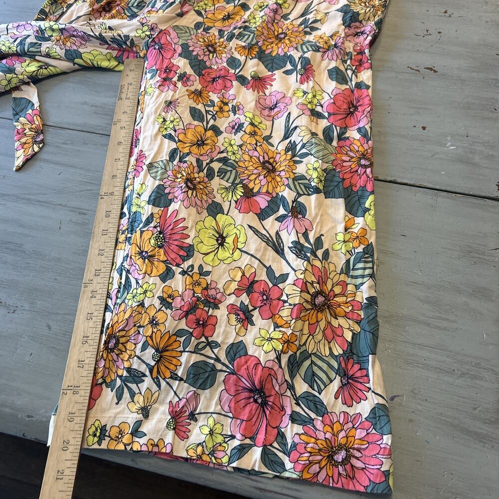 Baltic Born Gemma Wide Leg Jumpsuit in Multi Floral Boho Sz XL Milkmaid Cottage - Picture 4 of 13